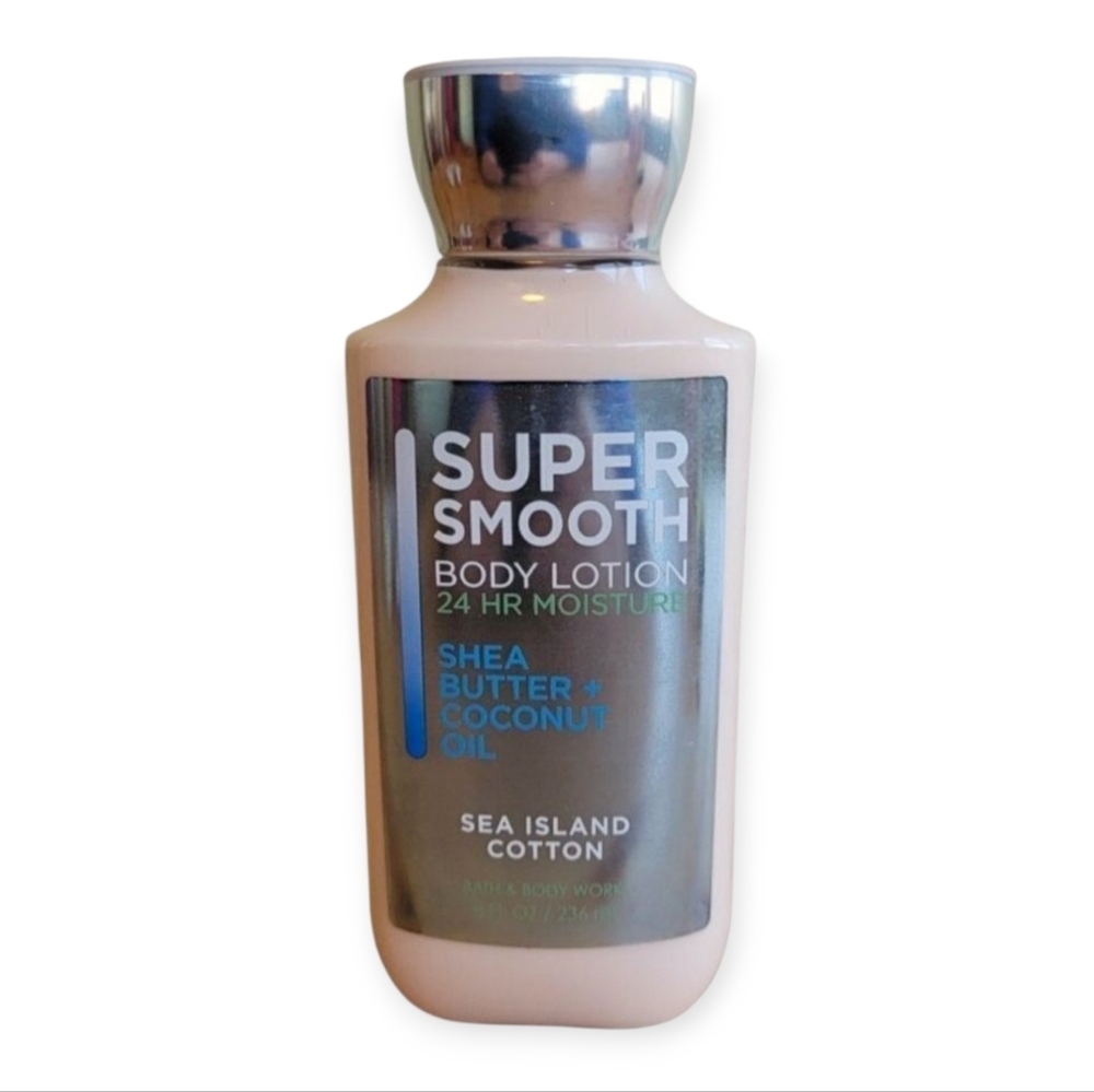 Bath & Body Works Sea Island Cotton Shea Lotion 8oz Hydrating Vitamin E Skin